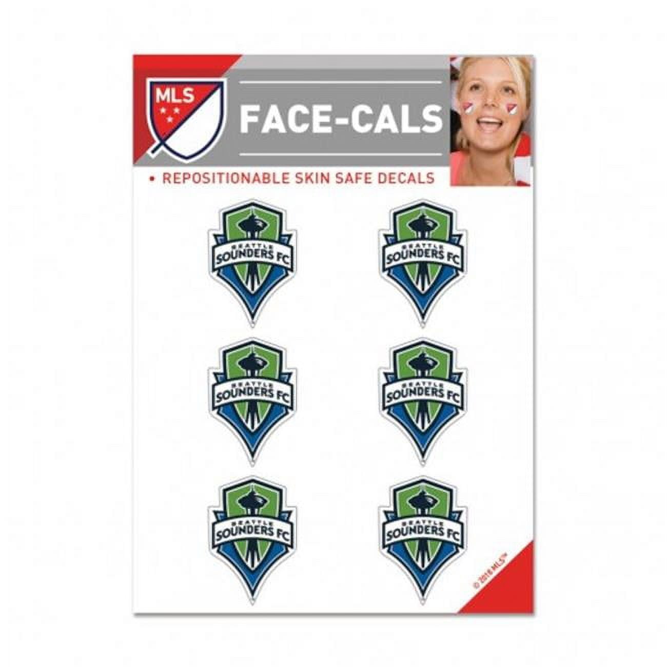 MLS Seattle Sounders FC Tattoo Face Cals