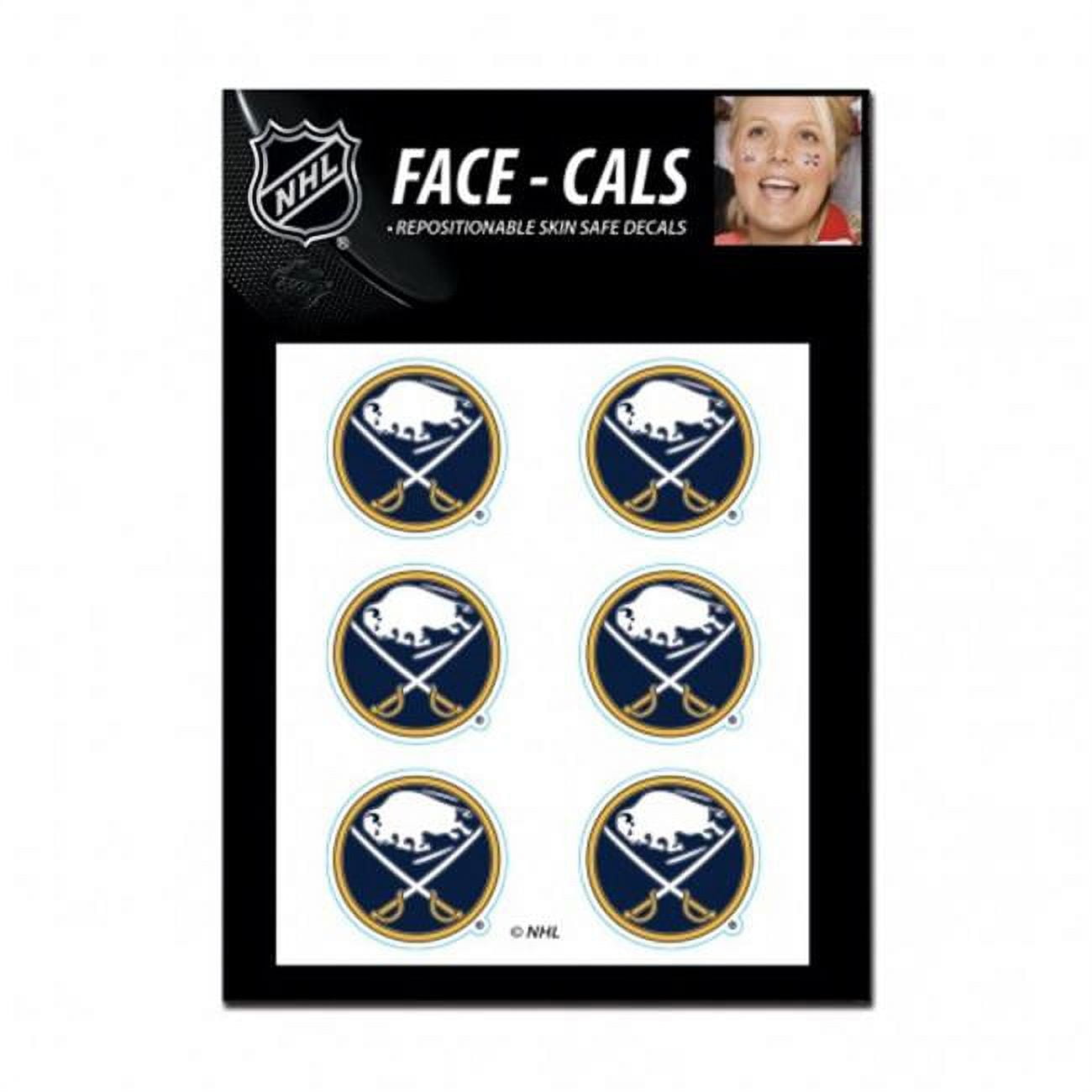 NHL Buffalo Sabres Tattoo Face Cals