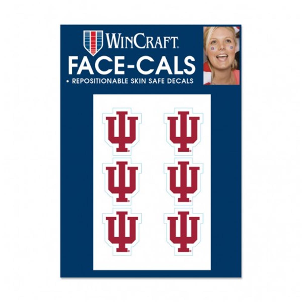 1493452736 NCAA Indiana Hoosiers Tattoo Face Cals