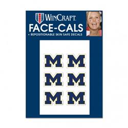NCAA Michigan Wolverines Tattoo Face Cals