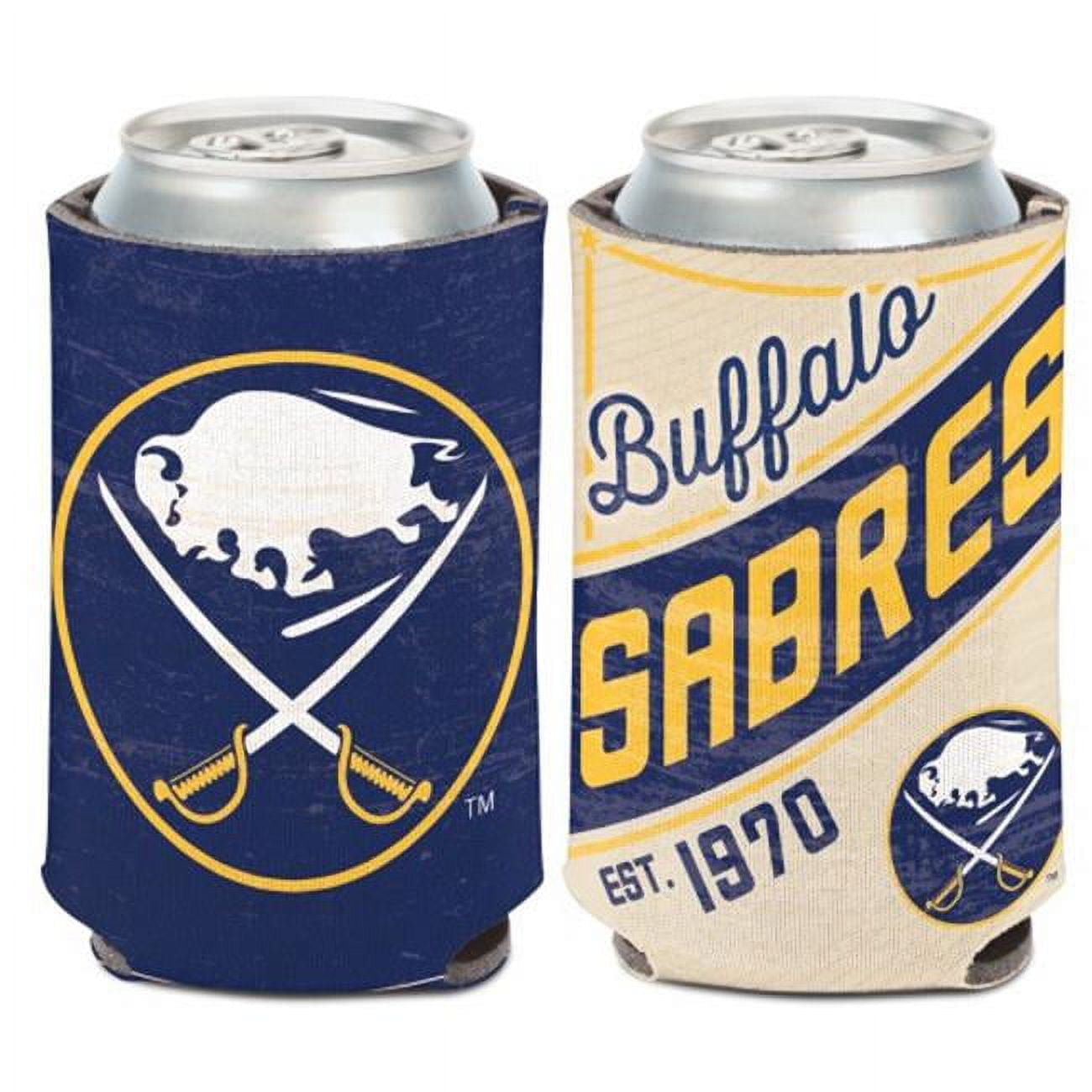 NHL Buffalo Sabres Can Cooler Vintage Design