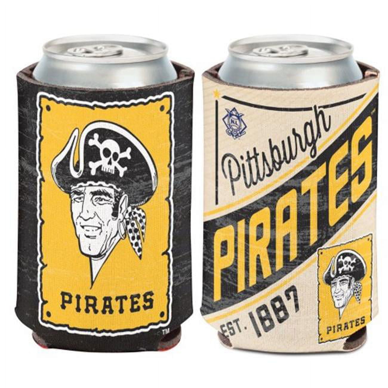 Picture of Wincraft 3208581924 MLB Pittsburgh Pirates Can Cooler Vintage Design