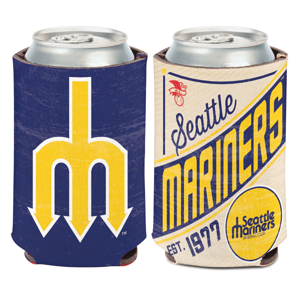 Picture of Wincraft 3208581925 MLB Seattle Mariners Can Cooler Vintage Design
