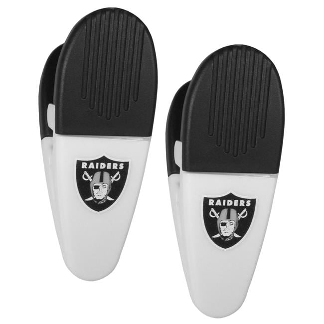 Siskiyou  NCAA Las Vegas Raiders Chip Clips - Pack of 2