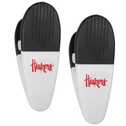 Siskiyou 5460386170 NCAA Nebraska Cornhuskers Chip Clips - Pack of 2