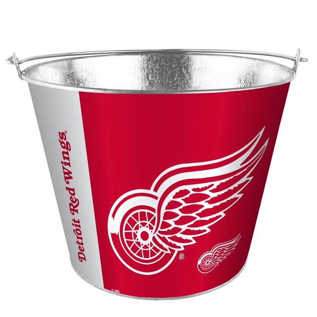 Picture of Boelter 8886057319 NHL Detroit Red Wings Bucket Hype Design&#44; 5 qt.