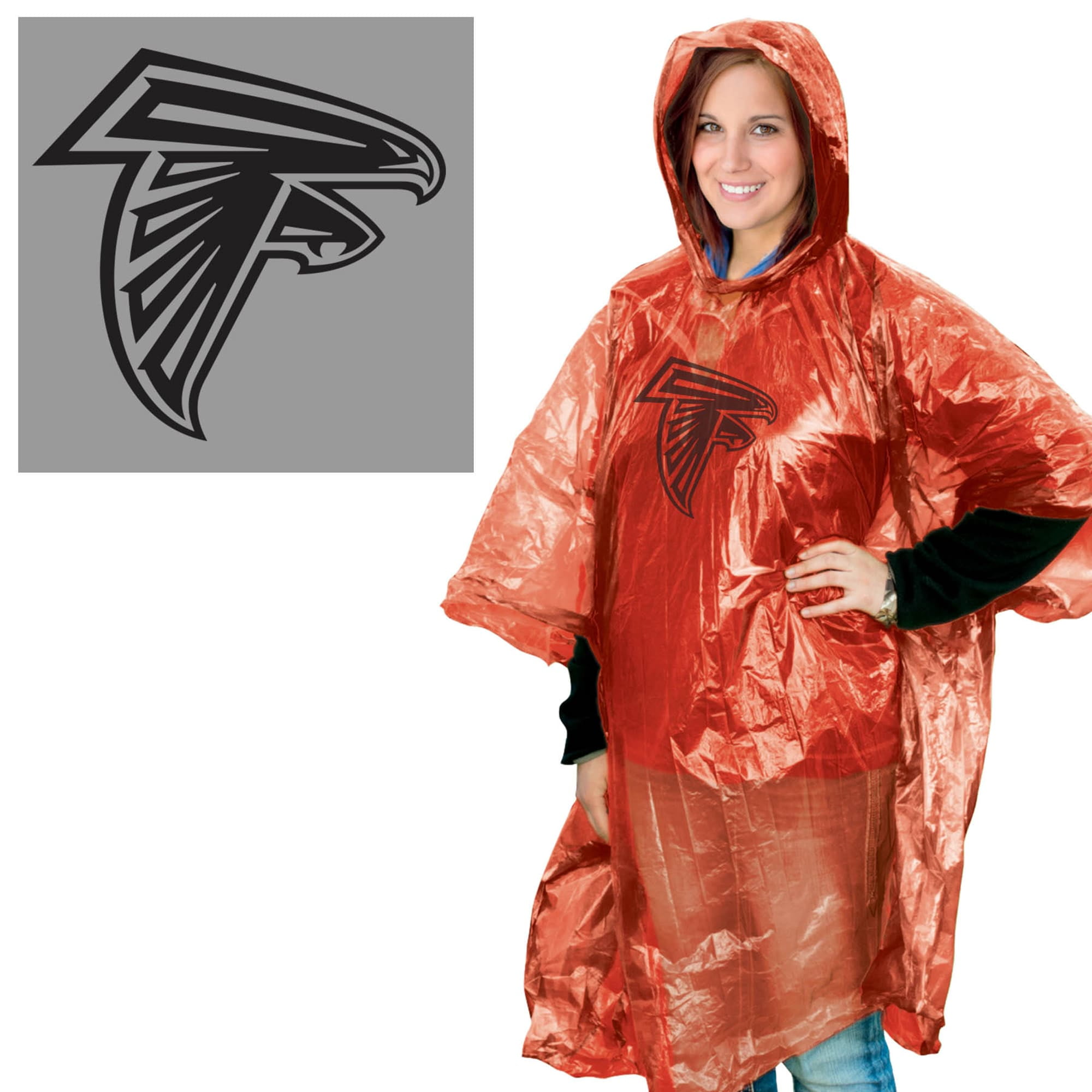 NFL Atlanta Falcons Rain Poncho