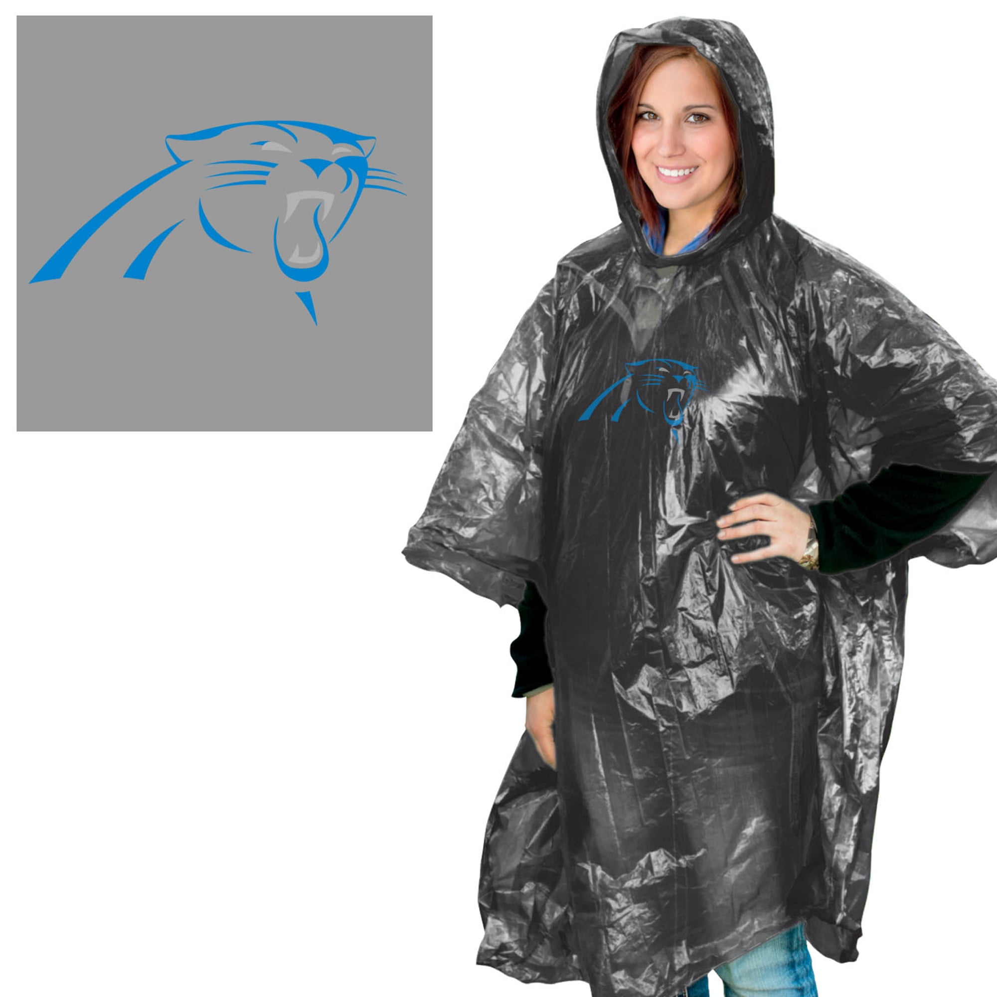 NFL Carolina Panthers Rain Poncho