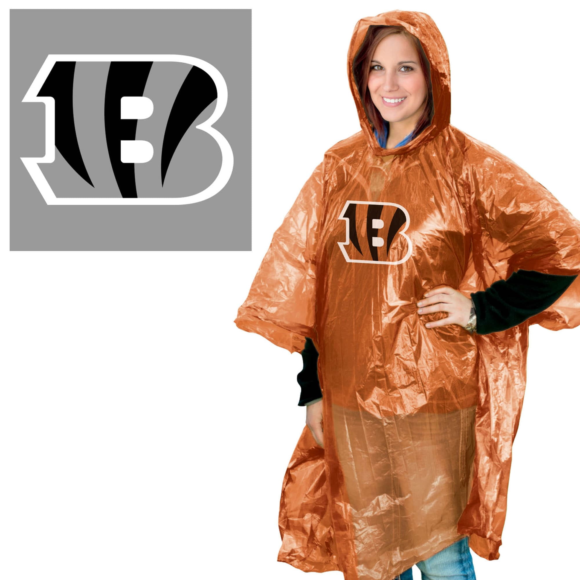 NFL Cincinnati Bengals Rain Poncho