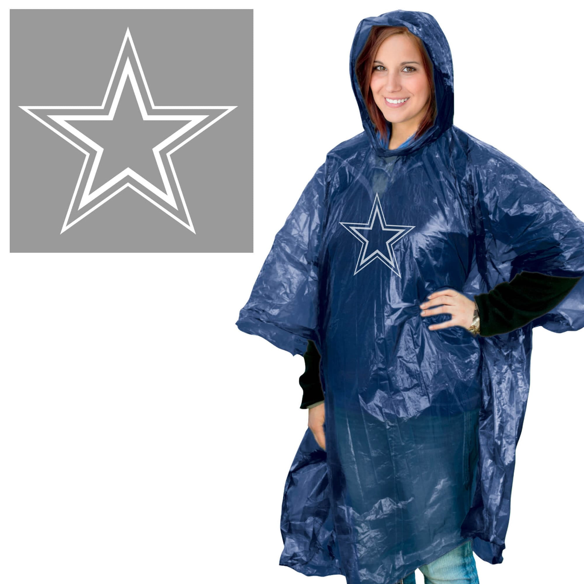 NFL Dallas Cowboys Rain Poncho