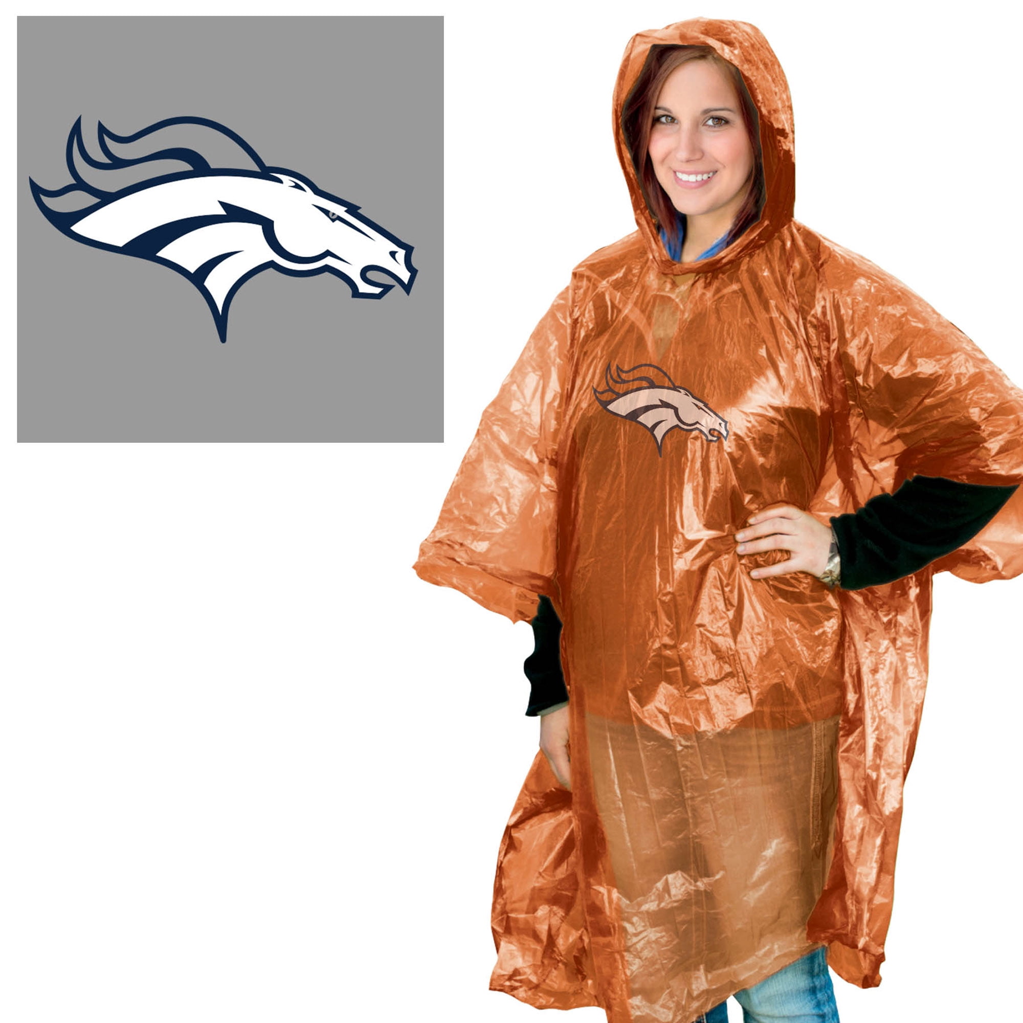 NFL Denver Broncos Rain Poncho