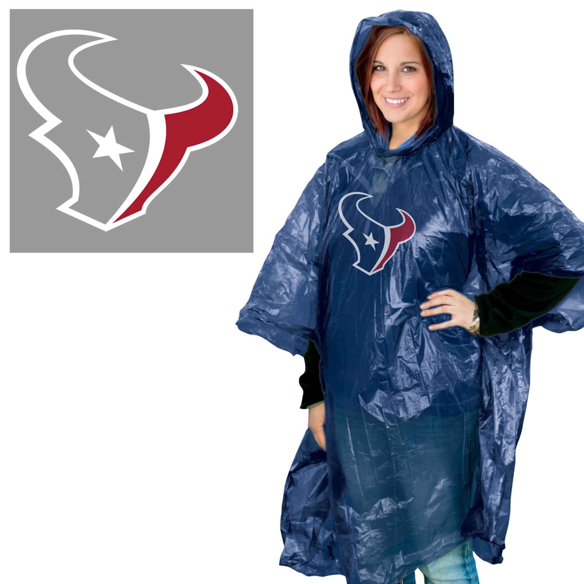 NFL Houston Texans Rain Poncho