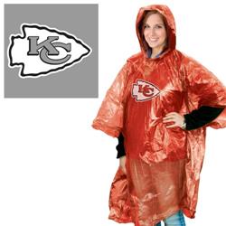 NFL Kansas City Chiefs Rain Poncho