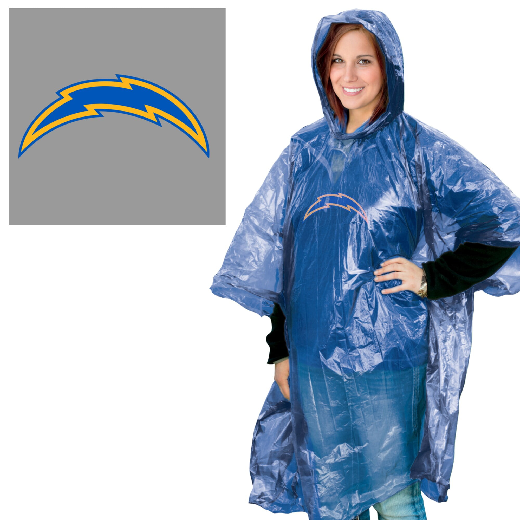 NFL Los Angeles Chargers Rain Poncho