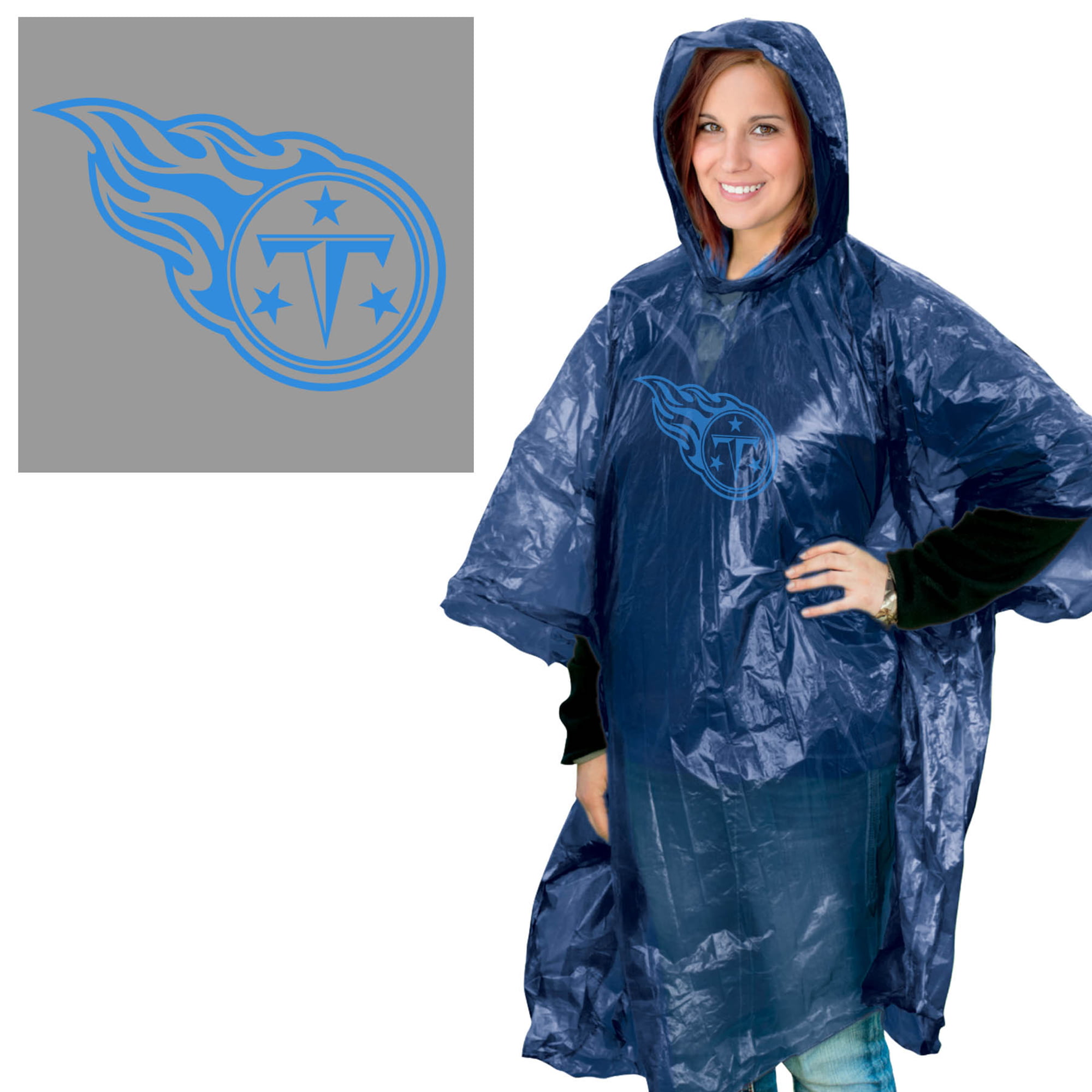 NFL Tennessee Titans Rain Poncho