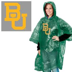 9960625264 NCAA Baylor Bears Rain Poncho