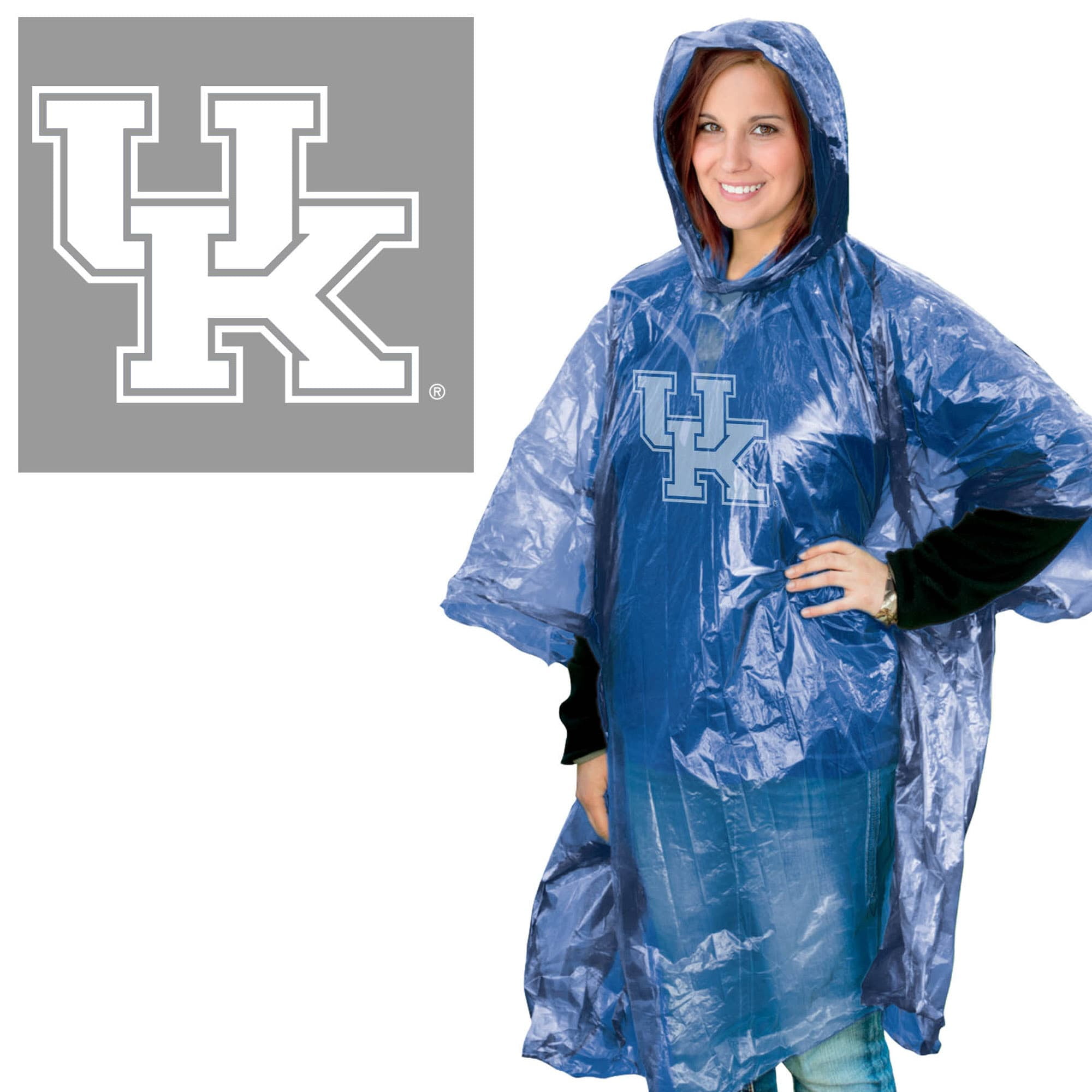 NCAA Kentucky Wildcats Rain Poncho