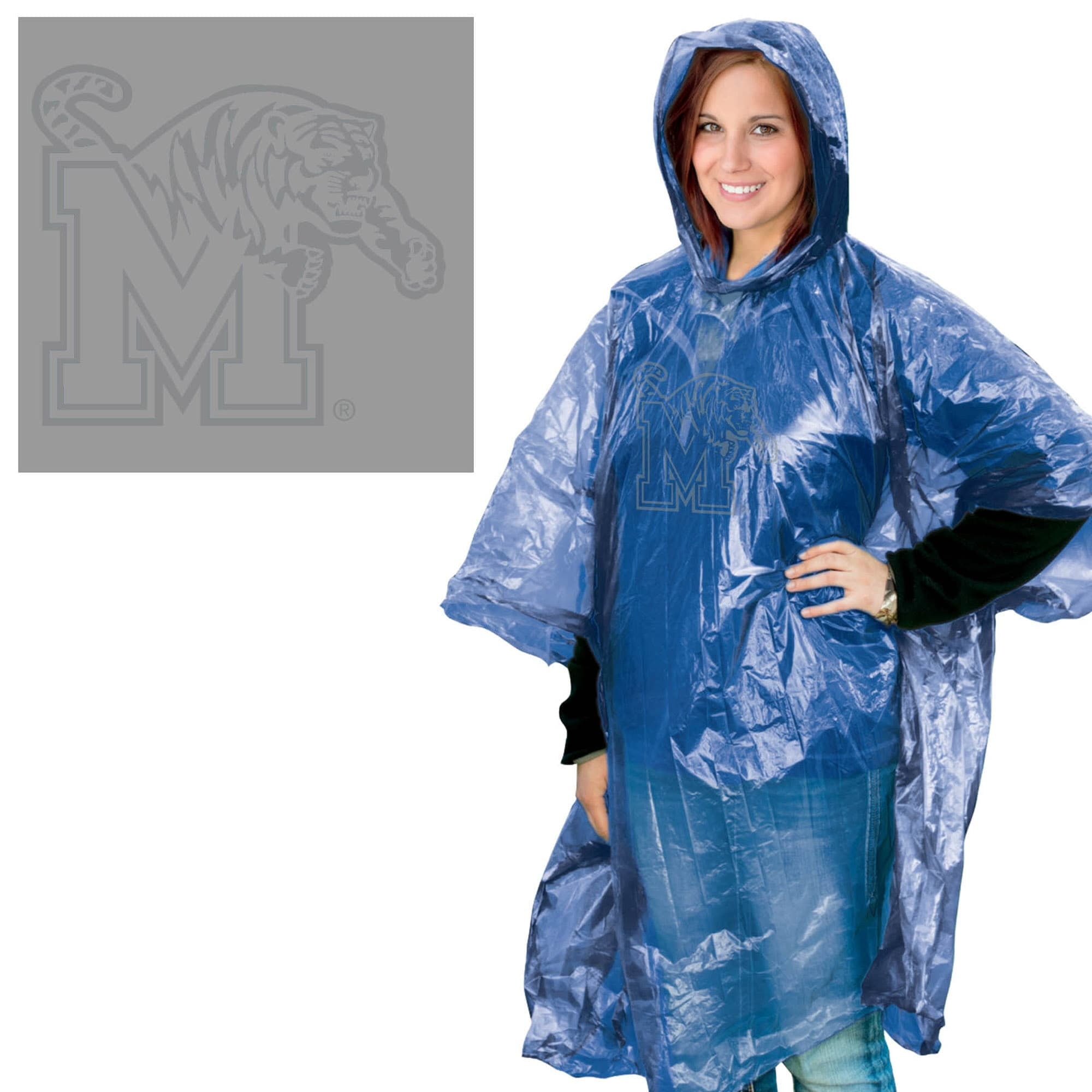 NCAA Memphis Tigers Rain Poncho