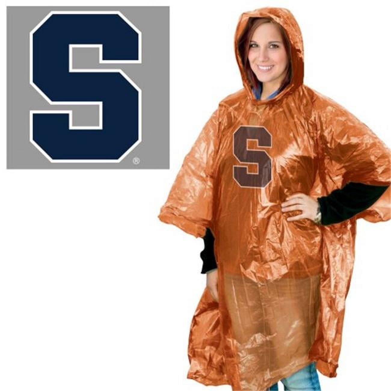 NCAA Syracuse Orange Rain Poncho