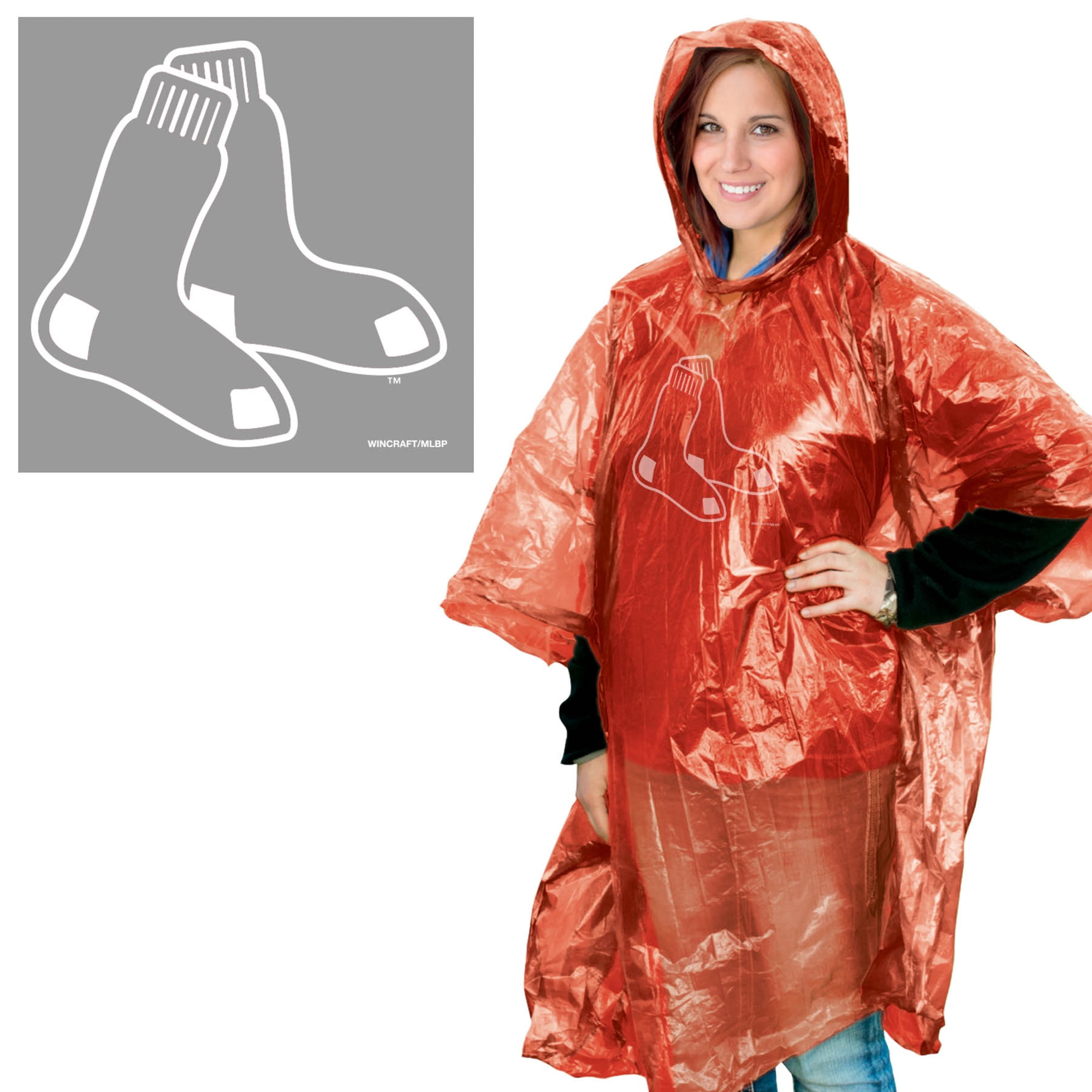MLB Boston Red Sox Rain Poncho