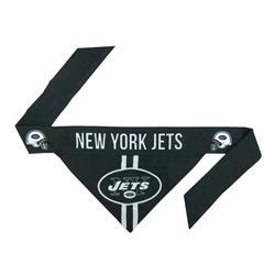 8669984694 New York Jets Alternate Design Pet Bandanna - Large