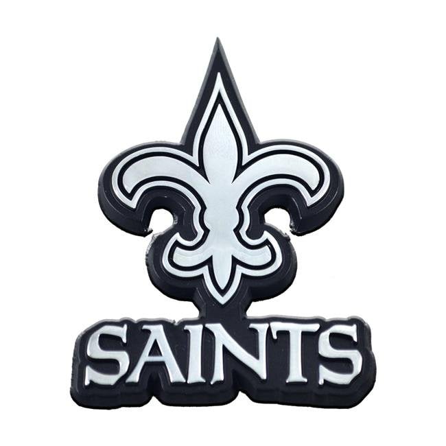 New Orleans Saints Premium Metal Chrome Auto Emblem