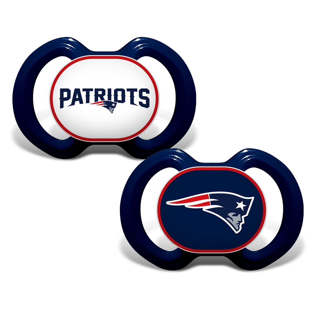 Masterpieces Puzzle 598800560 New England Patriots Pacifier - Pack of 2