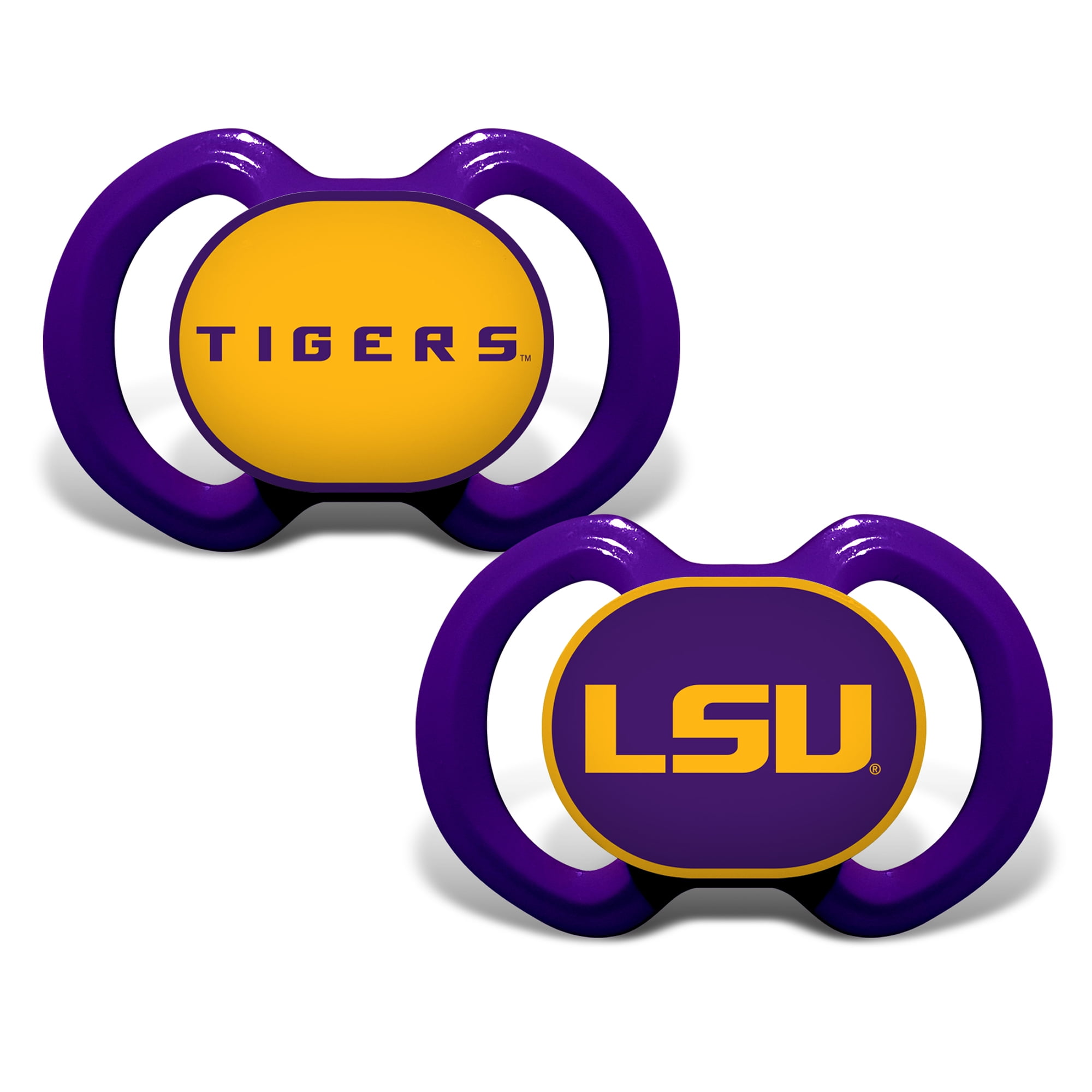 Masterpieces Puzzle 598800590 LSU Tigers Pacifier - Pack of 2