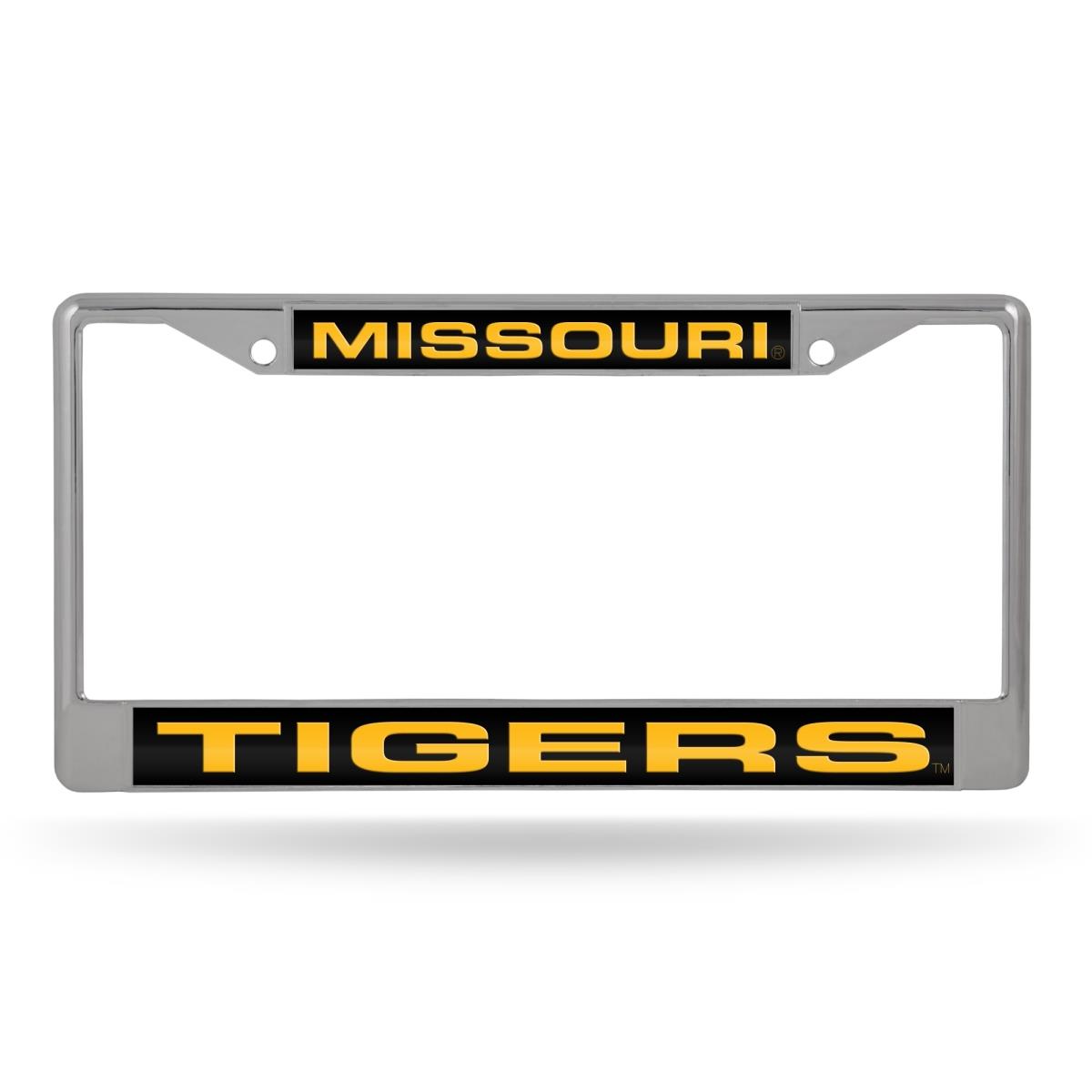 6734535998 Missouri Tigers Laser Cut Chrome License Plate Frame