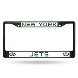 6734562424 Metal New York Jets License Plate Frame, Dark Green