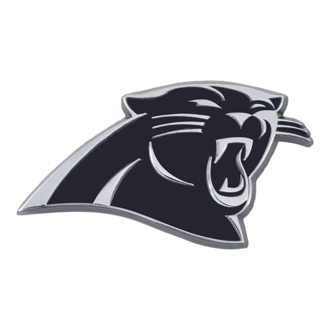 Carolina Panthers Premium Metal Chrome Auto Emblem