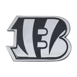 Cincinnati Bengals Premium Metal Chrome Auto Emblem