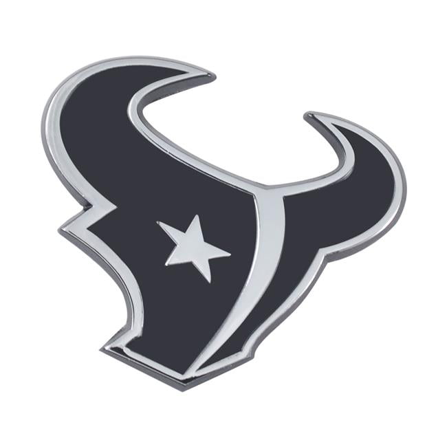 Houston Texans Premium Metal Chrome Auto Emblem