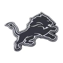 Detroit Lions Premium Metal Chrome Auto Emblem