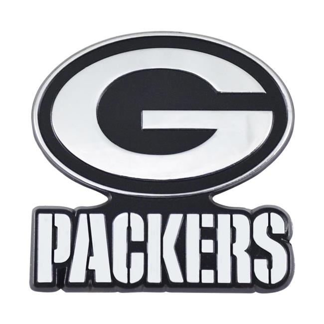 4228111523 Green Bay Packers Premium Metal Chrome Auto Emblem