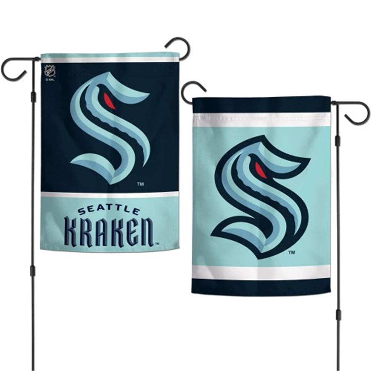9416620209 12 x 18 in. 2 Sided Garden Style Seattle Kraken Flag