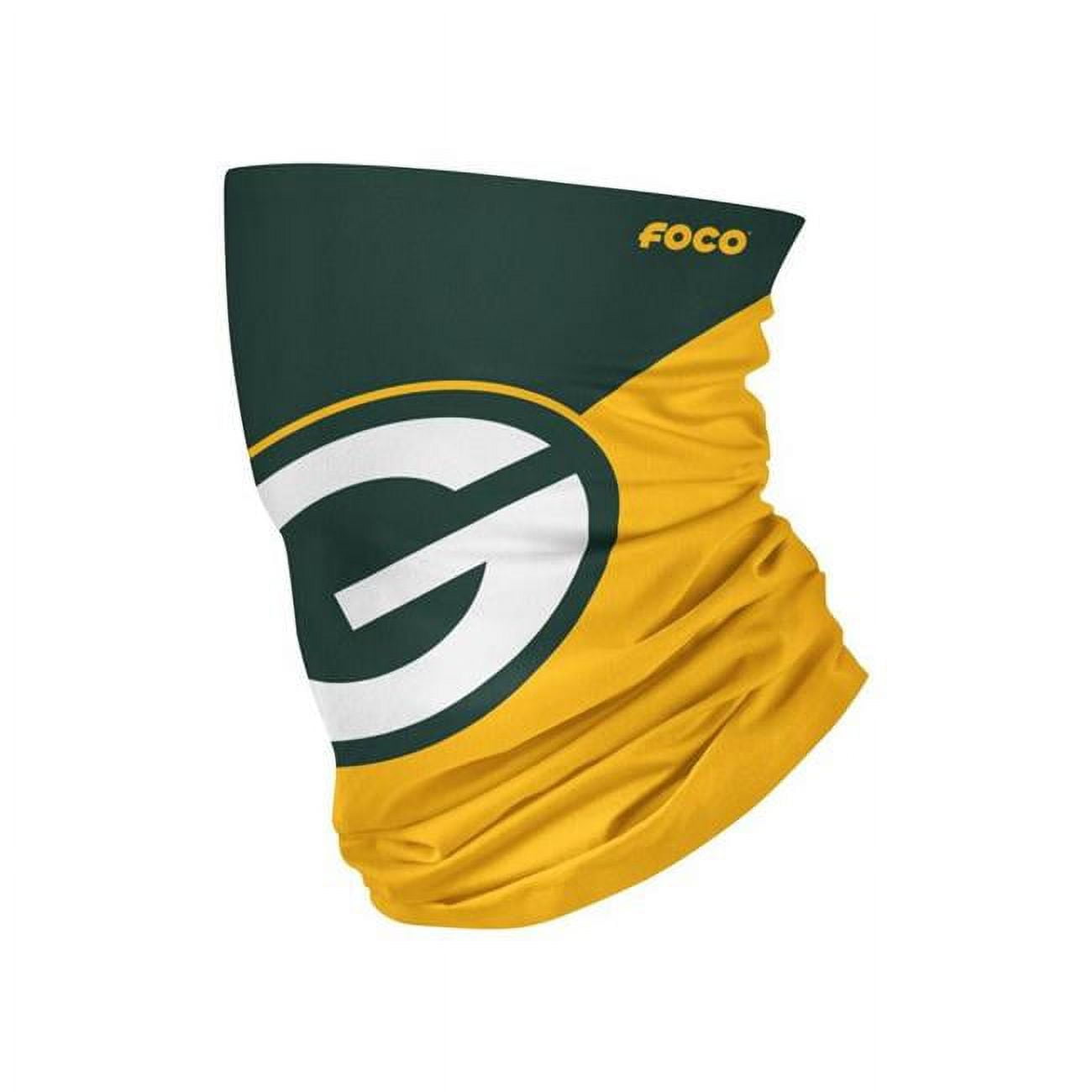 NFL Green Bay Packers Big Logo Gaiter Face Mask -  Forever Collectibles, FO53328