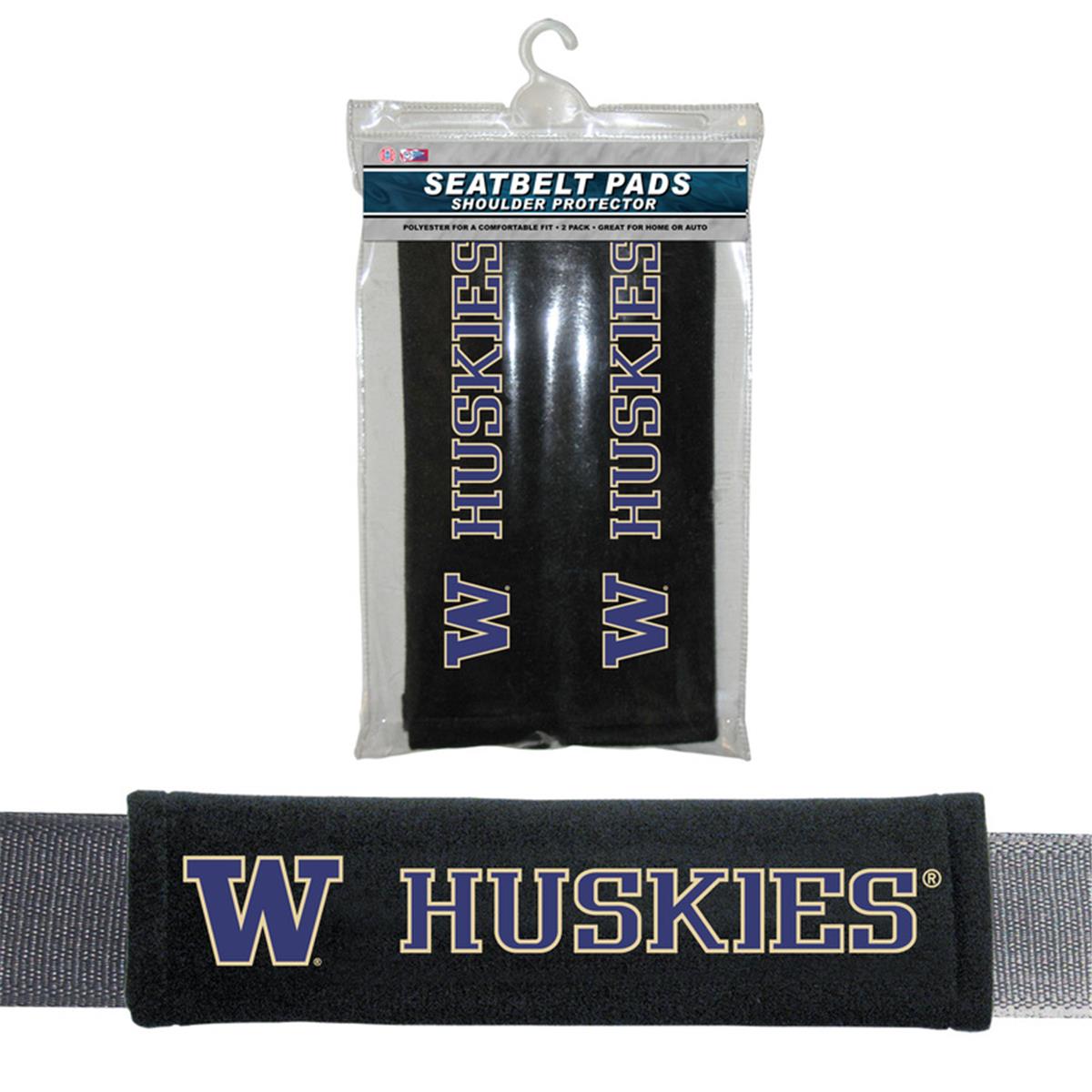 Fremont Die 2324556772 Washington Huskies Seat Belt Pads