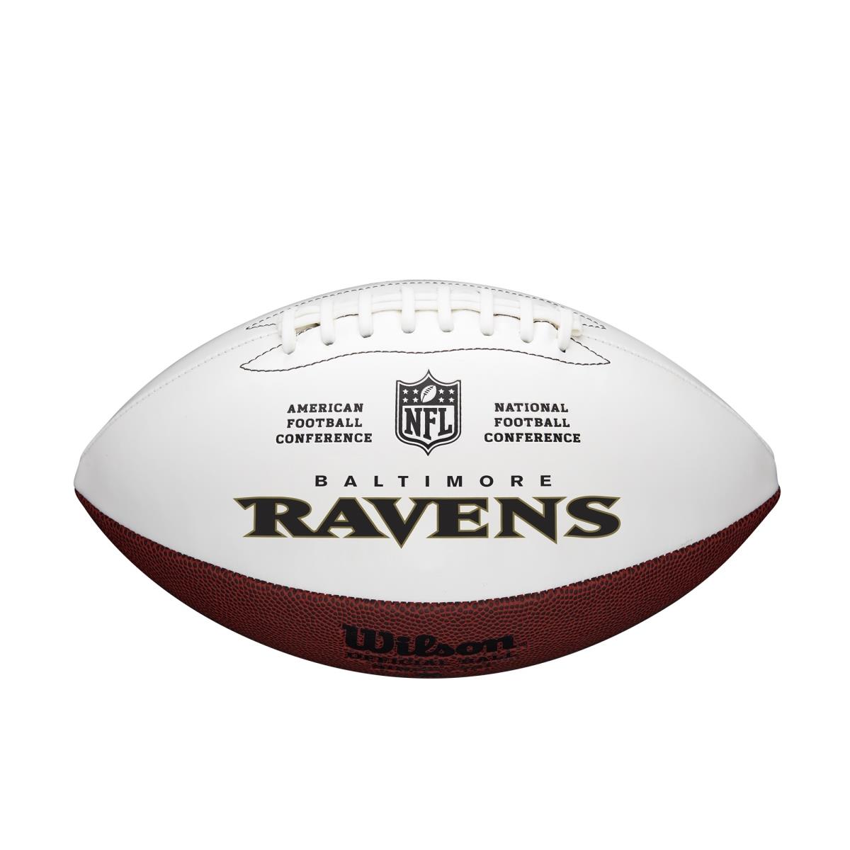 8776895646 Baltimore Ravens Autographable Football - Full Size