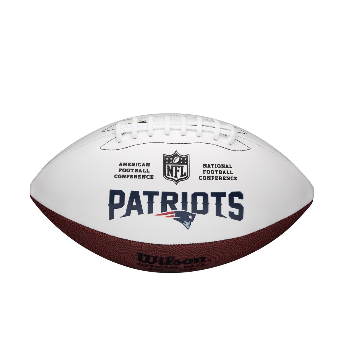 8776895665 NFL New England Patriots Autographable Football - Full Size