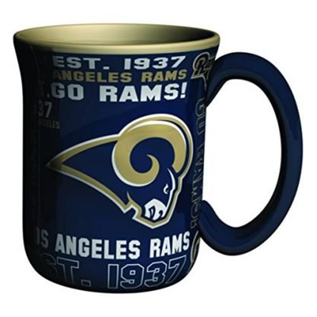 Picture of Boelter 9225412791 17 oz NFL Los Angeles Rams Alternate Design Spirit Style Coffee Mug