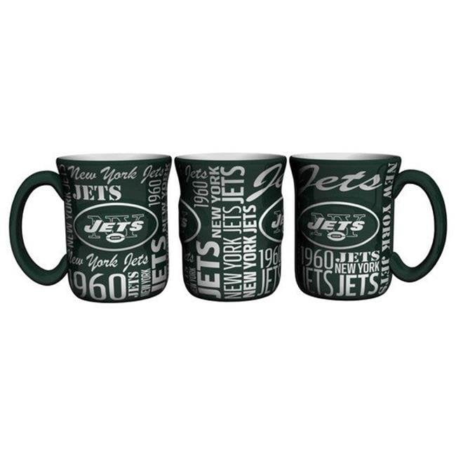 Picture of Boelter 9225424120 17 oz NFL New York Jets Alternate Design Spirit Style Coffee Mug