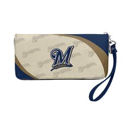 Picture of Little Earth 9438104324 Milwaukee Brewers Curve Organizer Style Alternate Wallet