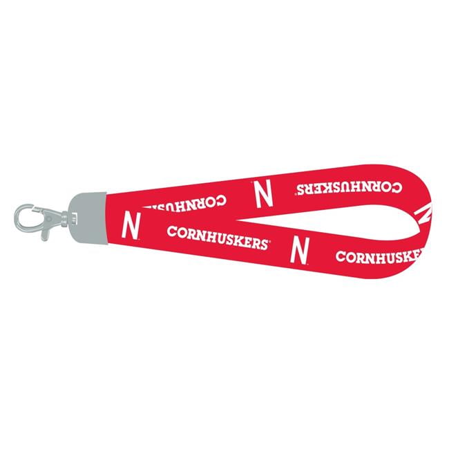 NCAA Nebraska Cornhuskers Alternate Design Wristlet Style Lanyard