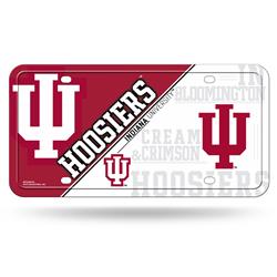 9474630961 6 x 12 in. NCAA Indiana Hoosiers Metal License Plate