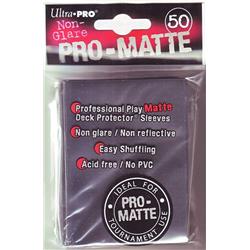 7442782258 Pro-Matte Deck Protector, Solid Black - Pack of 50