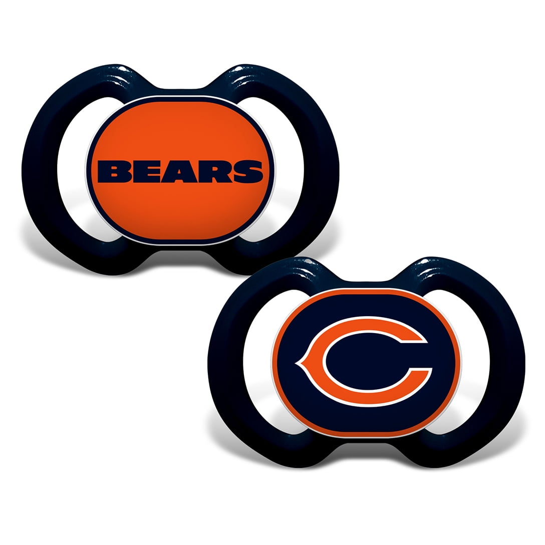 Masterpieces Puzzle 598800546 Chicago Bears Pacifier - Pack of 2