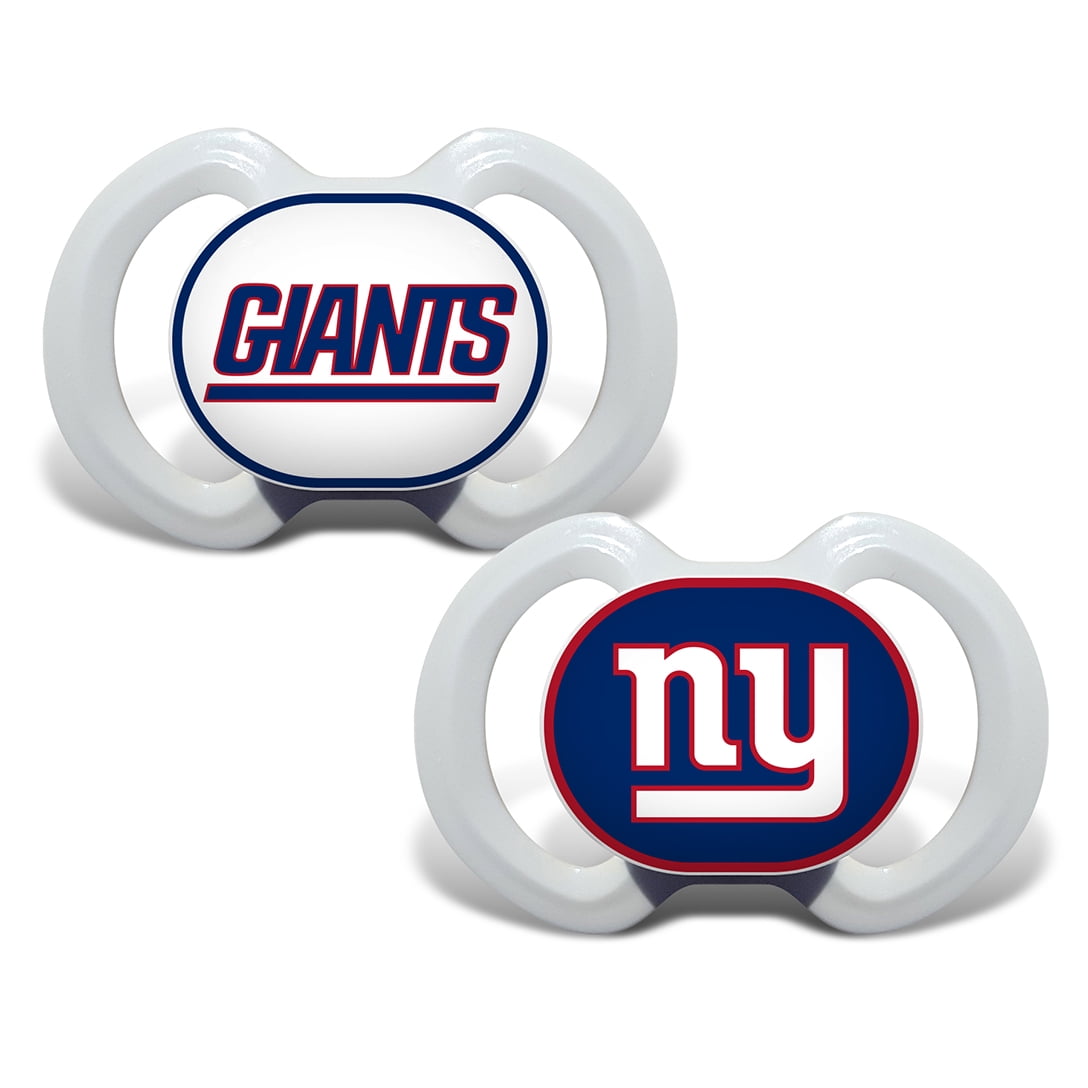Masterpieces Puzzle 598800562 NFL New York Giants Alternate Pacifier - Pack of 2