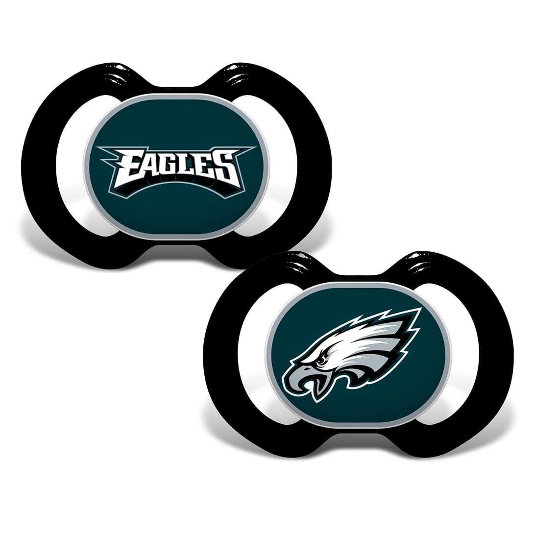 Masterpieces Puzzle 598800565 Alternate Philadelphia Eagles Pacifier - Pack of 2