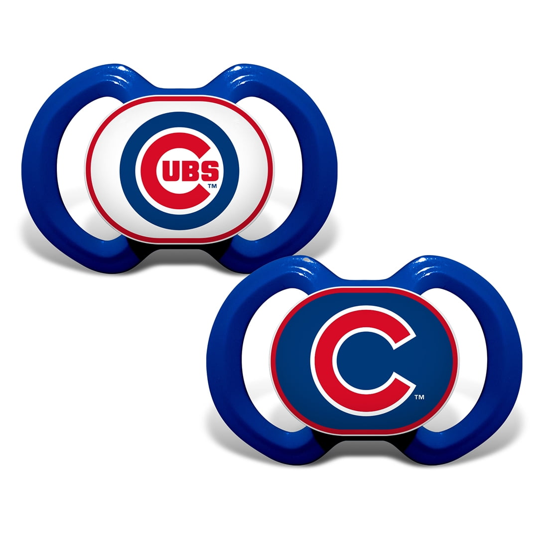 Masterpieces Puzzle 598800749 MLB Chicago Cubs Alternate Pacifier - Pack of 2